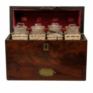 Image of Portable medicine cabinet, early 19th century (mahogany)