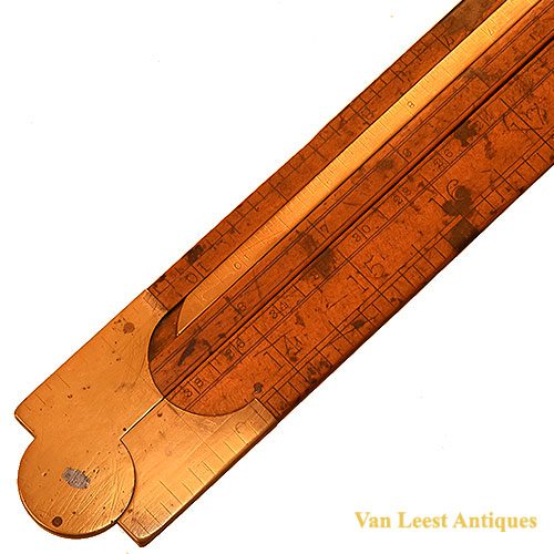 German brass ruler, 6