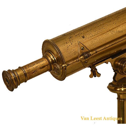 Past auction: A George III brass telescope last quarter 18th