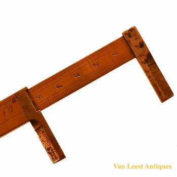 Early Ruler - Caliper, C 1850 Early Ruler - Caliper, C 1850