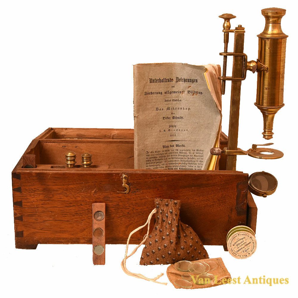 Anonymous Chest microscope, 19th century - Van Leest Antiques