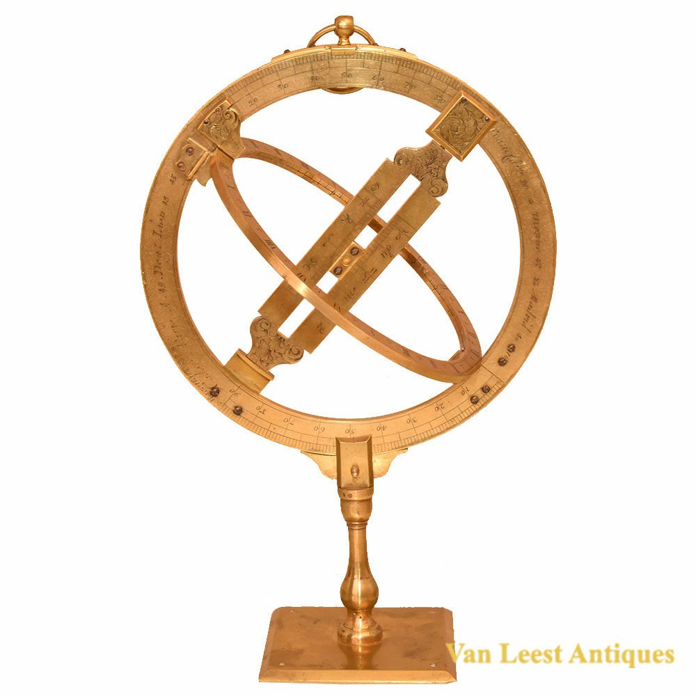 1950’s dry card compass Van Leest Antiques