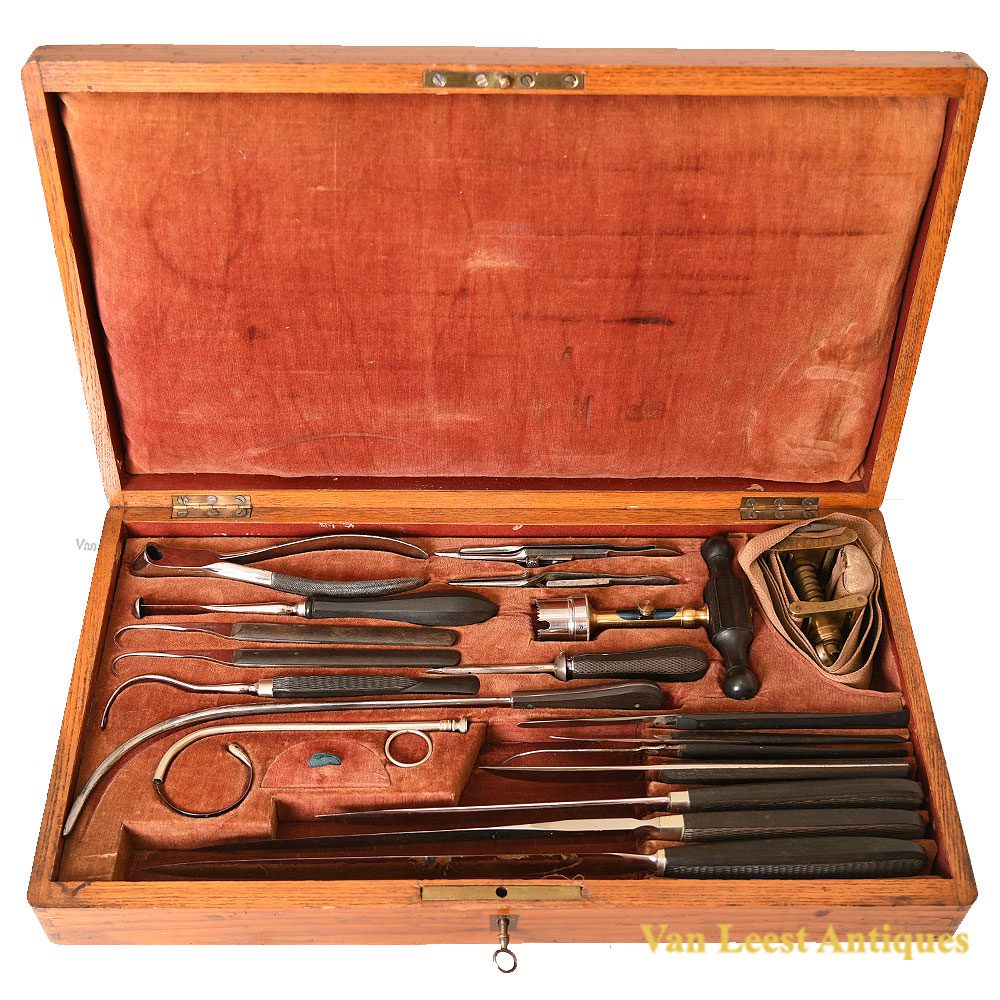 440929-e Russian Surgical set signed A Bose c1890 - Van Leest Antiques (1)
