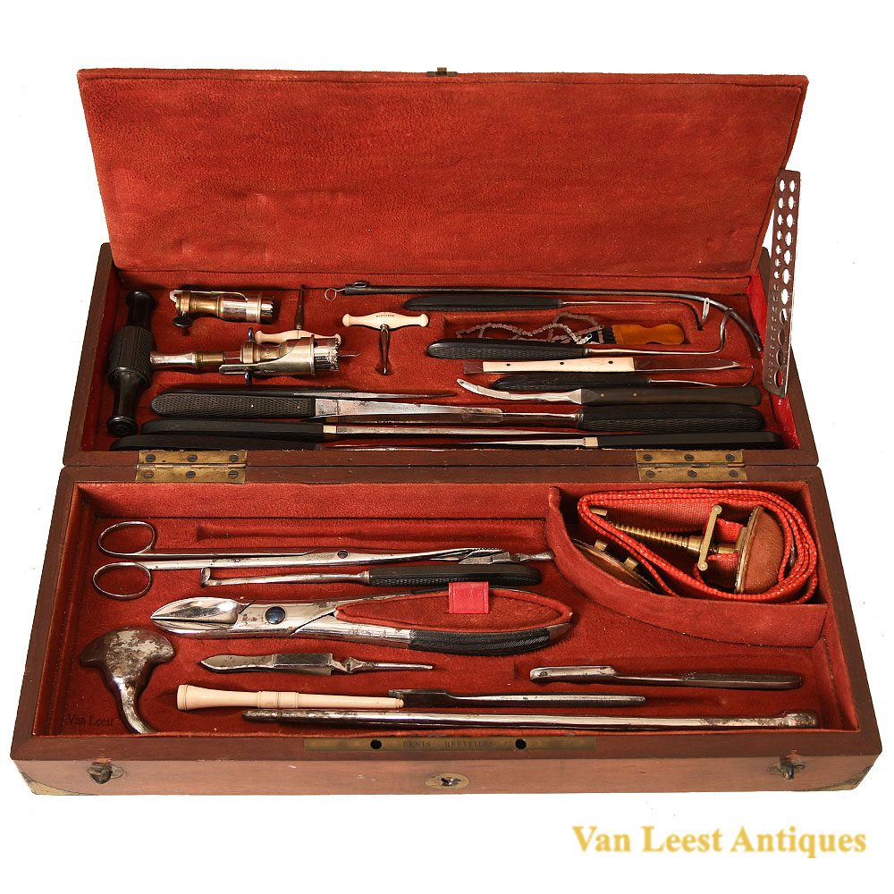 440929-t Belgian navy surgical set by Maison Denis a Bruxelles, c. 1865 - Van Leest Antiques (1)
