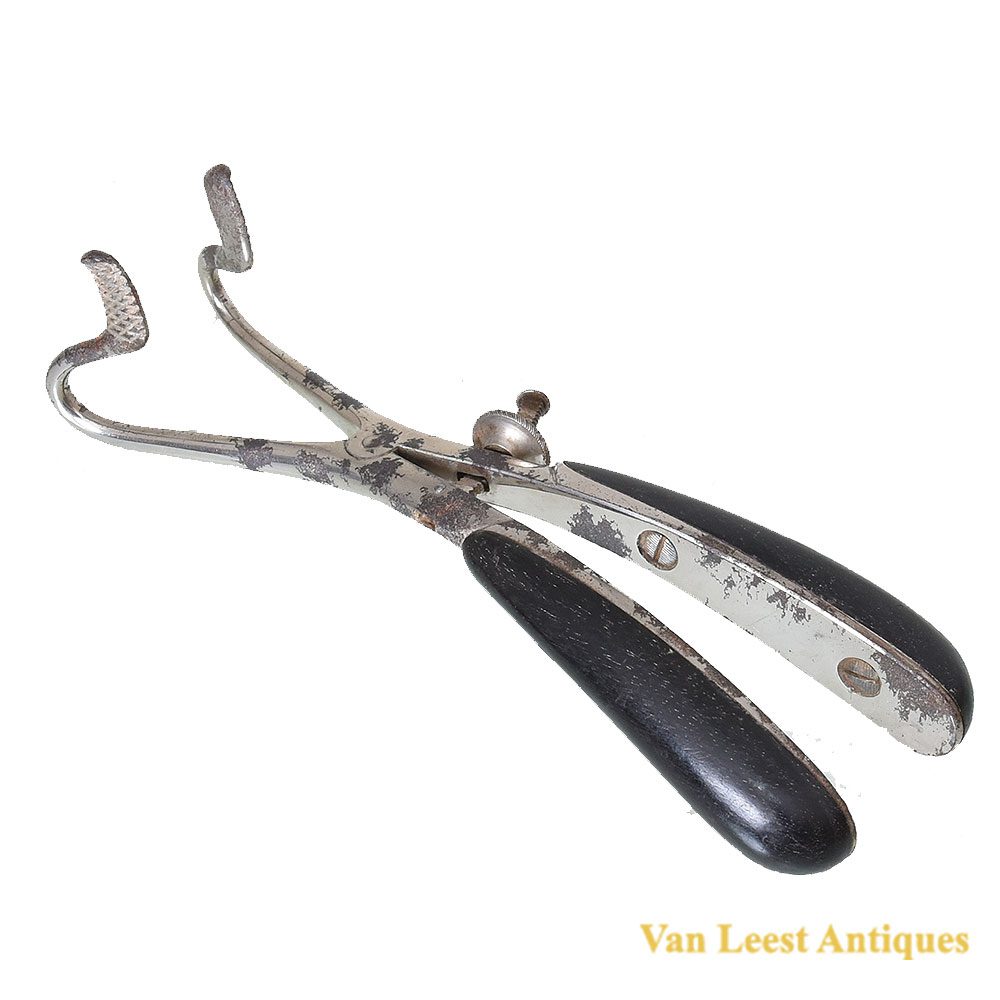 441011h-7 Fergusons Anaesthesia mouth gag c 1875 - Van Leest Antiques (1)