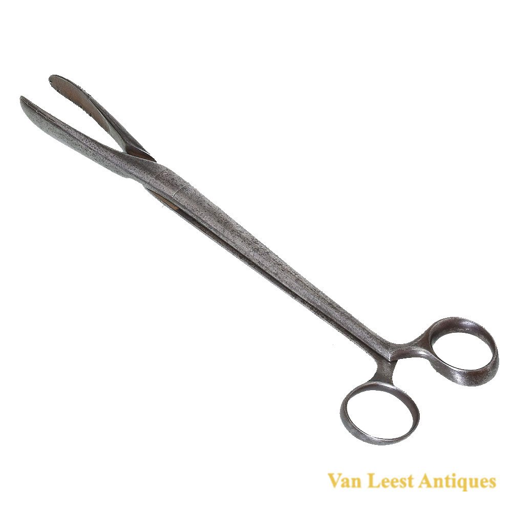 441011zj Young Lithotomy forceps, 19th century - Van Leest Antiques