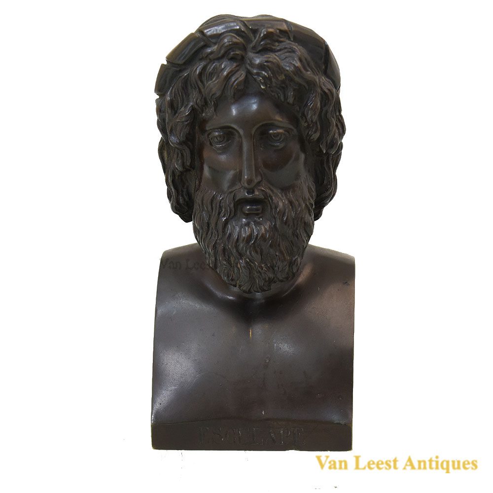 Esculape statue - van Leest Antiques (1)