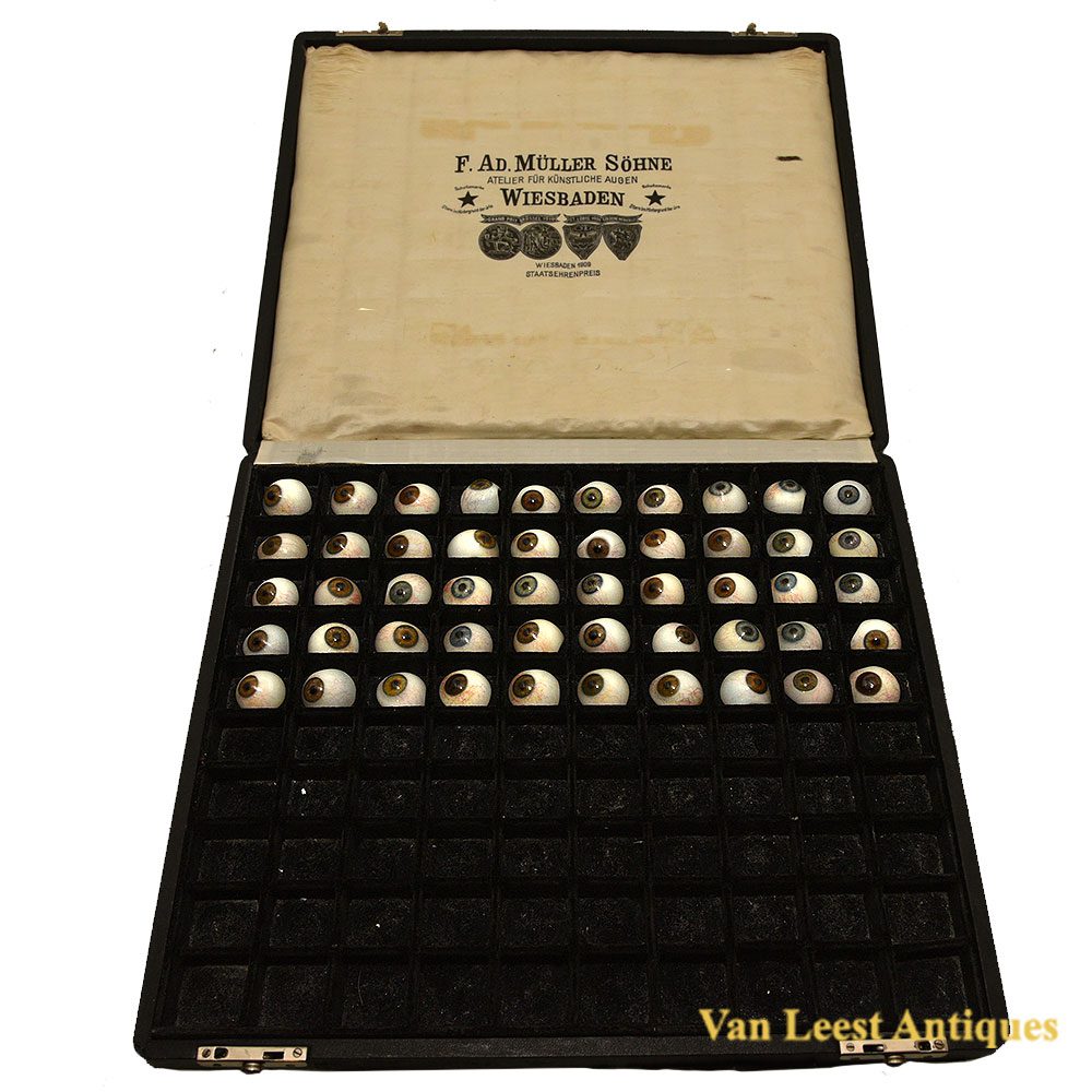 430203 A Muller Sohne Artificial Eyes - Van Leest Antiques (1)